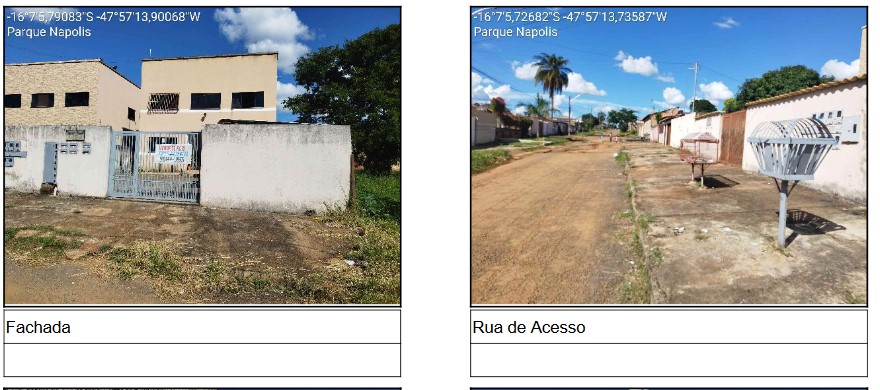 Apartamento em Cidade Ocidental, Parque Napolis A, Quadra 25, Apto 202, Lt 02, Rua 06, GO. Área: 50m2