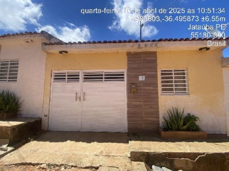 Casa em Jataúba, Lot Santo Antonio, R. Projetada 04, N. Sn, Qd 10 Qd F, PE. Área: 68.7m2