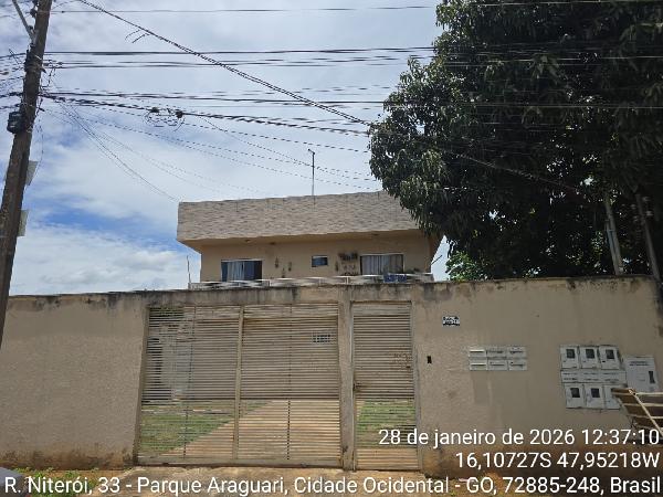 Apartamento em Cidade Ocidental, Parque Araguari, Quadra 48, N. Sn, Apto 203, Lt 21 Rua NiterÓI Vg 203 Pq Araguari-A, GO. Área: 50.86m2