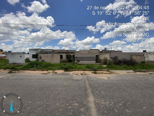 Casa em Nova Serrana, Regina Amaral Ii, Avenida Projetada Cinco, N. 1529, 0263-C, MG. Área: 59.2m2