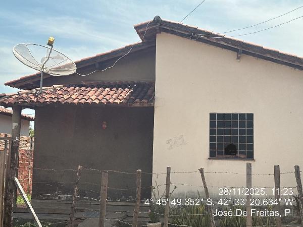 Casa em José de Freitas, Deus Me Deu, Rua Fidalgo, N. 261,, PI. Área: 69.98m2