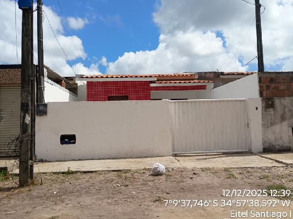 Casa em Santa Rita, Eytel Santiago, Rua Julia Felix De Castro, N. 150a, Qd 5a, Lote 29a, PB. Área: 63.63m2