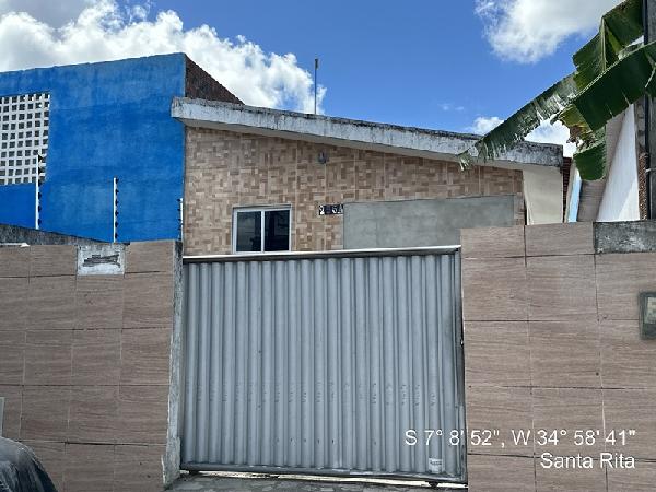 Casa em Santa Rita, Plano De Vida, Rua José Américo Tavares, N. 256a, Lt 56a Qd 04, PB. Área: 58.75m2