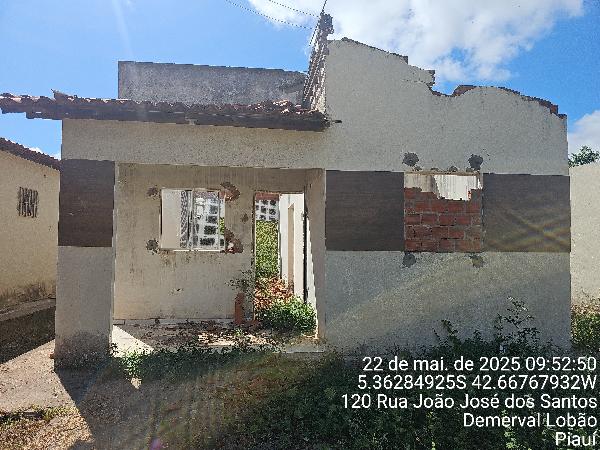 Casa em Demerval Lobão, Bairro Cidade Nova, Joao Jose Dos Santos, N. 1215,, PI. Área: 57m2