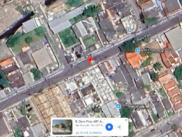Casa em São Gonçalo, Jardim Catarina, Rua Ouro Fino, N. 712, Casa 04, RJ. Área: 26.01m2
