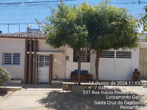 Casa em Santa Cruz do Capibaribe, Armando Aleixo Iii, Via Local -2, N. 360, Lt 65, Qd F, PE. Área: 68.93m2