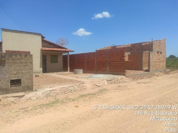 Casa em Altos, Centro, Rua Do Lirio, N. 301, Casa, PI. Área: 61.19m2
