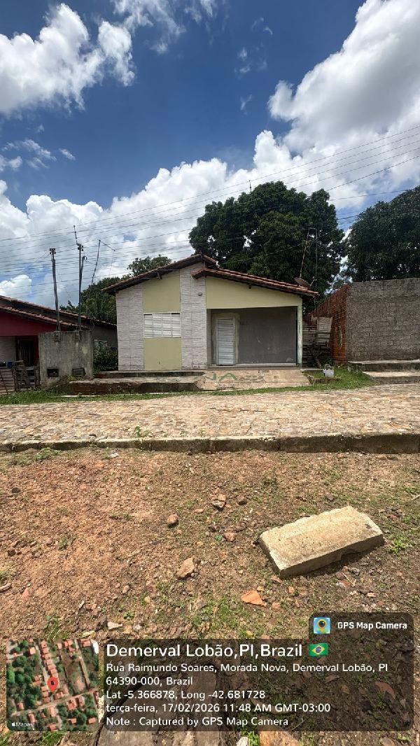Casa em Demerval Lobão, Vila Filomena, Rua Bartolomeu Soares, N. 555,, PI. Área: 57m2
