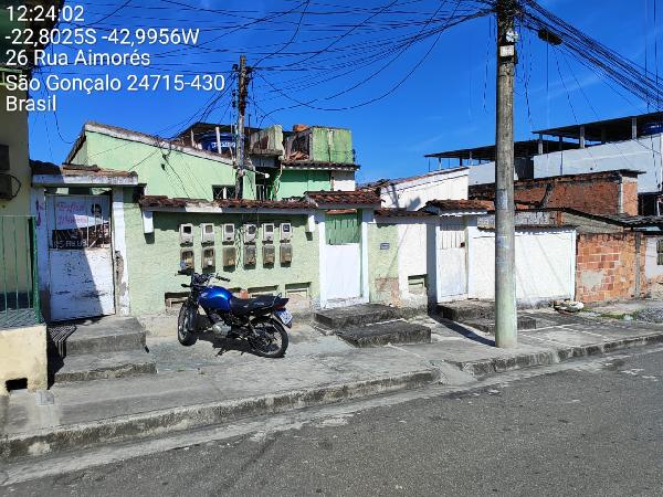 Casa em São Gonçalo, Jardim Catarina, Rua Aimores, N. 426, Cs 05, Lt 27, Qd 57-N, RJ. Área: 28.38m2