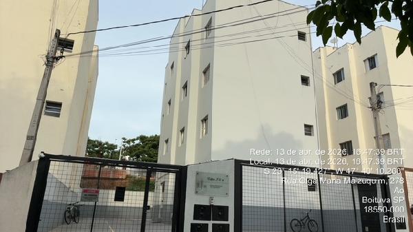 Apartamento em Boituva, Residencial Agua Branca, Rua Olga Maria Mazulquim, N. 490, Apto 11,, SP. Área: 32.59m2