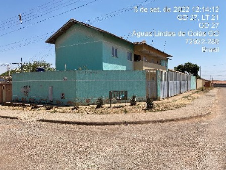 Apartamento em Águas Lindas de Goiás, Jardim America Ii, Quadra 32 (Rua Mineiros), N. S/N, Apto 201, Residencial Leonardo Iii, GO. Área: 53.83m2