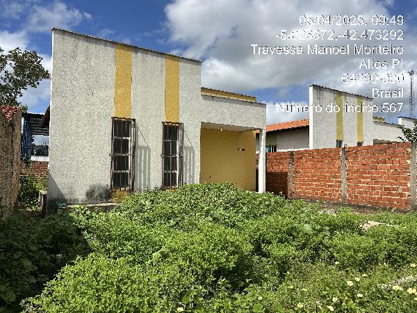 Casa em Altos, Tranqueira, Rua Manoel Monteiro, N. 100,, PI. Área: 45.11m2