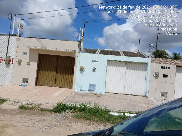 Casa em Pacatuba, Pavuna, Rua Sao Mateus, N. 182a, Lt 13 Qd 99, CE. Área: 74.41m2
