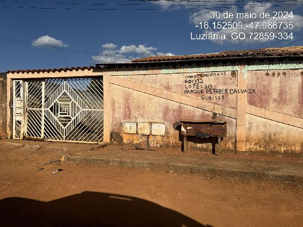 Casa em Luziânia, Parque Estrela Dalva Ix, Rua 177, N. S/N, Cs 02, Lt 20, Qd 322, GO. Área: 65.2m2