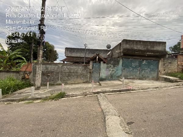 Casa em São Gonçalo, Marambaia, Rua Osmar Da Conceicao, N. 151, Qd 05 Lt 443, RJ. Área: 112.93m2