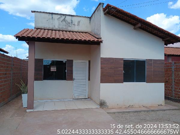 Casa em Altos, Bacurizeiro, Rua I, N. 87, ., PI. Área: 58.5m2