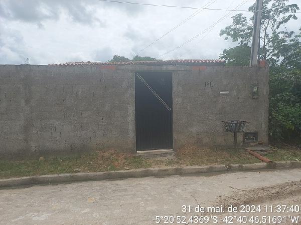 Casa em Demerval Lobão, Centro, Rua Leonilia Leite, N. 136, ., PI. Área: 60.4m2