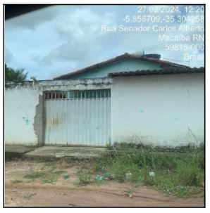 Casa em Macaíba, Mangabeira, Rua Antonio Elenilton Da Silva, N. 426, Lt 27  Qd G, RN. Área: 66.28m2