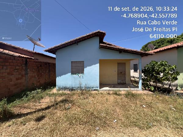 Casa em José de Freitas, Deus Me Deu, Rua Projetada, N. 1301, Lt 03, PI. Área: 64.4m2 Casa em José de Freitas, Deus Me Deu, Rua Projetada, N. 1301, Lt 03, PI. Área: 64.4m2