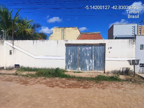Casa em Timon, Planalto Boa Esperanca, Rua 20, N. 726, Qd 59, MA. Área: 69.76m2