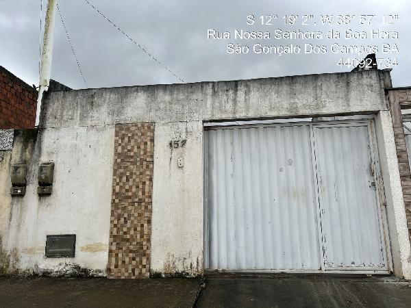 Casa em São Gonçalo dos Campos, Faz Boa Hora, Rua Nossa Sra. Da Boa Hora, N. 157,, BA. Área: 70.5m2