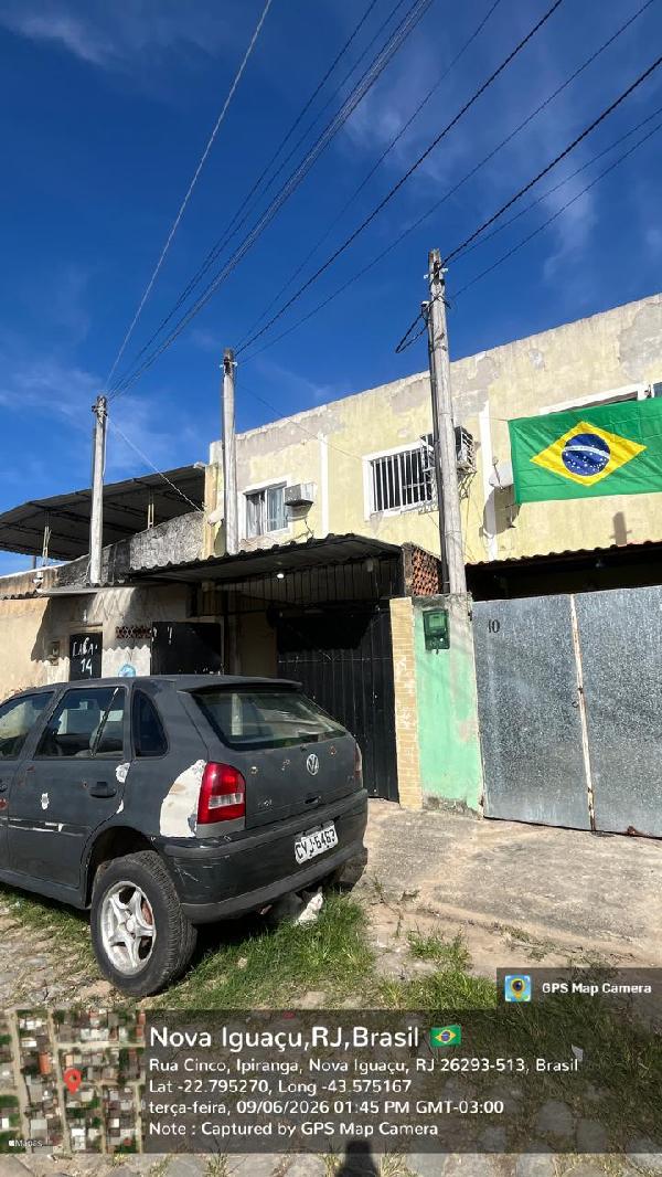 Casa em Nova Iguaçu, Ipiranga, Rua 05, N. 12, Qd X Lt 01, RJ. Área: 51.18m2