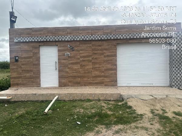 Casa em Arcoverde, Sao Cristovao, Rua Airton Sena, N. 180, Lt 07 Qd I6b, PE. Área: 45.75m2