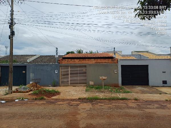 Casa em Trindade, Setor Cristina, Rua Celestino De Jesus, N. Sn, Cs 01 Qd 32 Lt 09, GO. Área: 80.4m2