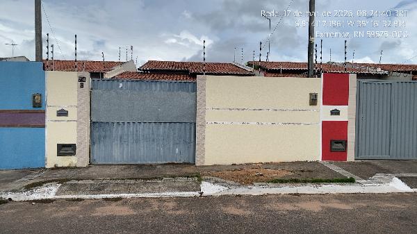 Casa em Extremoz, Lot  Moinho Dos Vent, Rua Clara CamarÃO, N. 74, Cs 03 Lt 12 Qd 06, RN. Área: 64.29m2
