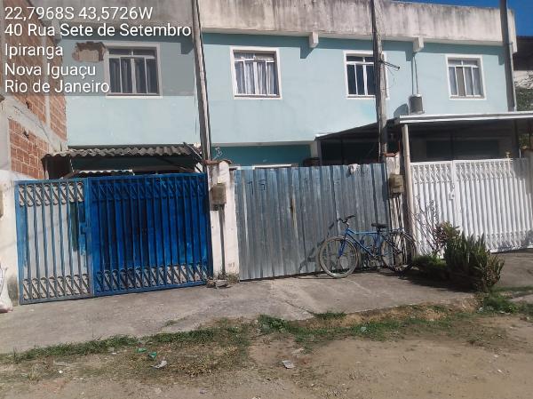 Casa em Nova Iguaçu, Ipiranga, Rua Sete De Setembro, N. 15, Qd 05 Lt 02, RJ. Área: 55.9m2