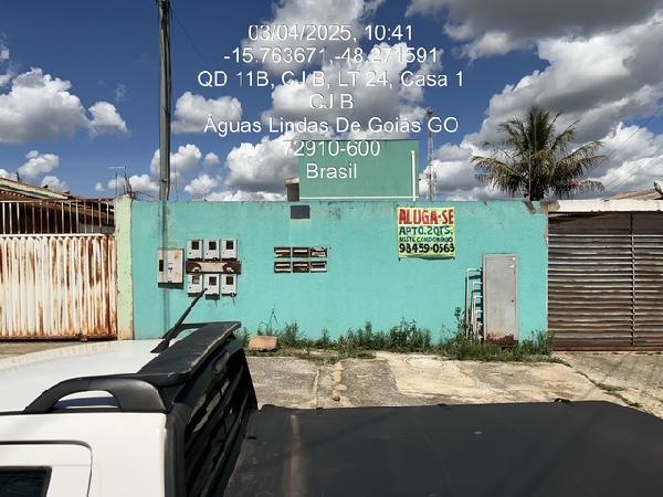 Apartamento em Águas Lindas de Goiás, Parque Da Barragem Setor 05, Quadra 11 Conjunto B, N. Sn, Apto 202, Lt 26b Qd 11 Conj B Vg 05, GO. Área: 52.85m2