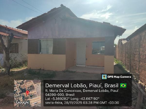 Casa em Demerval Lobão, Sao Pedro, Rua Maria Da Conceicao, N. 1096,, PI. Área: 58.5m2