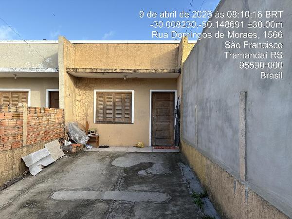 Casa em Tramandaí, Zona Nova Sul, Rua Domingos De Moraes, N. 1568, Cs 02 Qd 272 Lt 32, RS. Área: 58.9m2