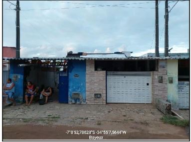 Casa em Bayeux, Comercial Norte, Rua Maria Do Carmo Dos Santos, N. 137, Qd 12, Lt A7, Cs 01, PB. Área: 71.91m2