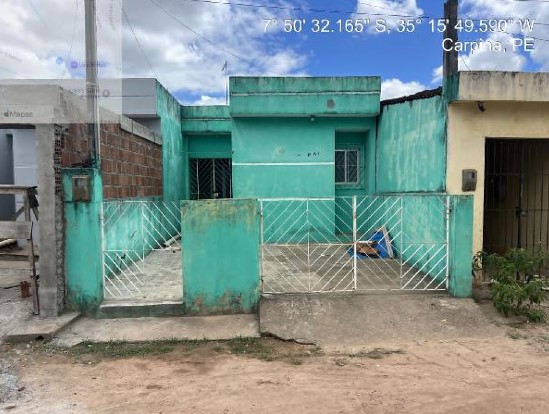 Casa em Carpina, Santo Antonio, Rua Projetada 02, N. 171, PE. Área: 75.96m2