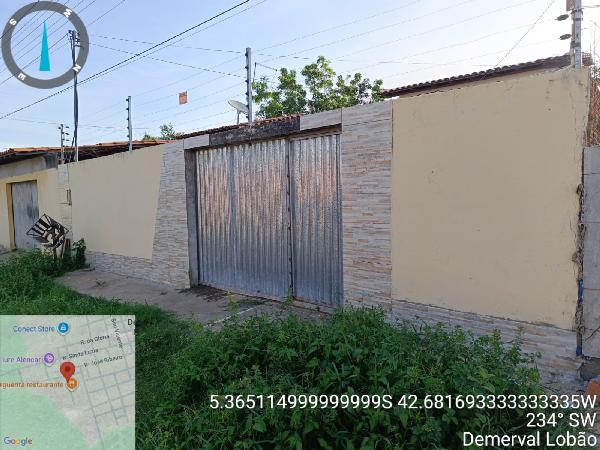 Casa em Demerval Lobão, Centro, Rua Raimundo Nonato Soares, N. 136,, PI. Área: 63.8m2