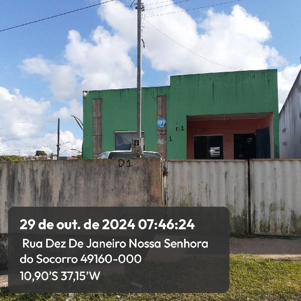 Casa em Nossa Senhora do Socorro, Santa Ines, Rua 10 De Janeiro, N. 22, Lt 18-D1, Qd 06, SE. Área: 61.57m2
