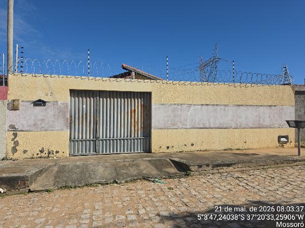 Casa em Mossoró, Santo Antonio, Rua Gardenia, N. 60, 1510, RN. Área: 61.08m2