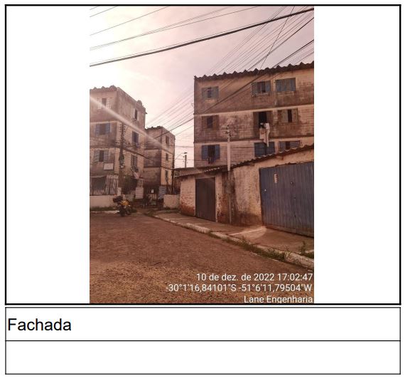 Apartamento em Porto Alegre, Rubem Berta, Rua Paulo Granato Martins, N. S/N, Apto 201, Bl D, Qd 75, Lt 04, RS. Área: 43.2m2
