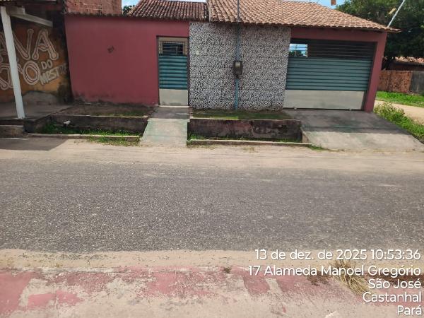 Casa em Castanhal, Sao Jose, Rua Araceli Sampaio, N. 311, Esq. C A R.  Alameda Manoel GregÓRio, PA. Área: 67.2m2