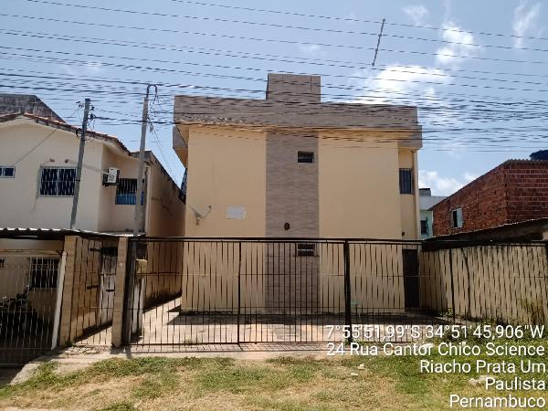 Casa em Paulista, Jaguarana, Rua Cantor Chico Science, N. 39, Cs01, Lt24, Qdxiv, Lot Riacho Da Prata, PE. Área: 53.17m2