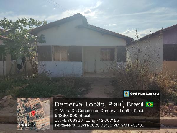 Casa em Demerval Lobão, Sao Pedro, Rua Maria Da Conceicao, N. 1104,, PI. Área: 58.5m2