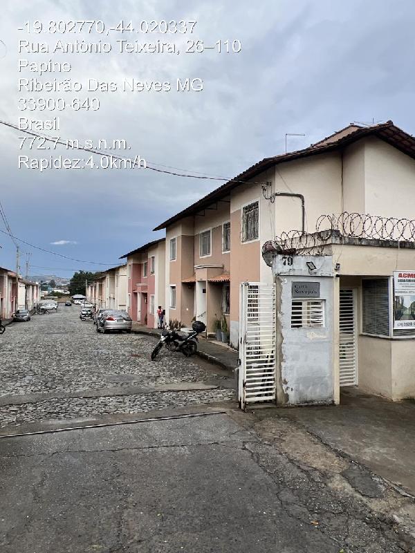 Apartamento em Ribeirão das Neves, Jardim Ala, Rua Antonio Teixeira, N. 79, Apto 204, Bl 21, MG. Área: 42.38m2