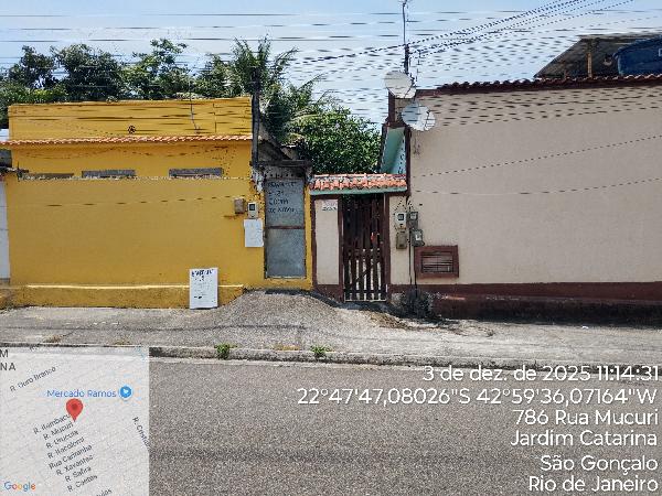 Casa em São Gonçalo, Jardim Catarina, Rua Mucuri, N. 1038, Cs 01 Qd 114n Lt 19, RJ. Área: 39m2