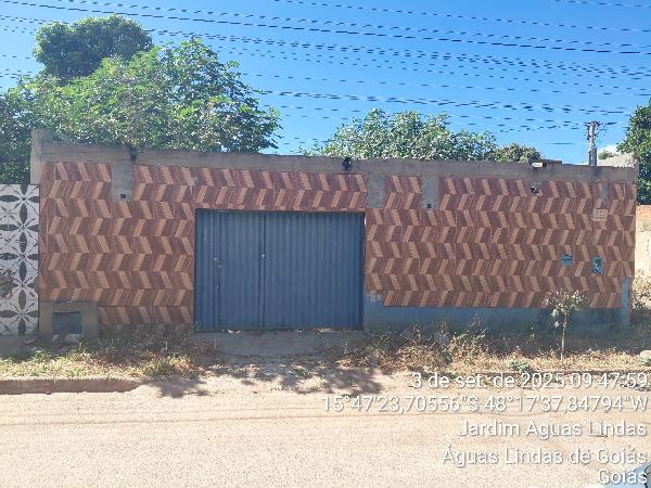 Casa em Águas Lindas de Goiás, Jardim Aguas Lindas Ii, Quadra 26, N. Sn, Lt 49 Rua 15, GO. Área: 72.3m2