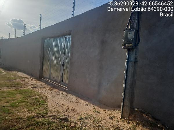 Casa em Demerval Lobão, Cidade Nova, Rua 7 De Setembro, N. 1144, Qd 2, Lt 12, PI. Área: 56m2