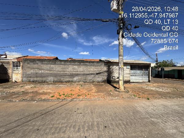 Casa em Cidade Ocidental, Parque Napolis A, Quadra  44, N. Sn, Cs 02 Lt 13, GO. Área: 57.24m2