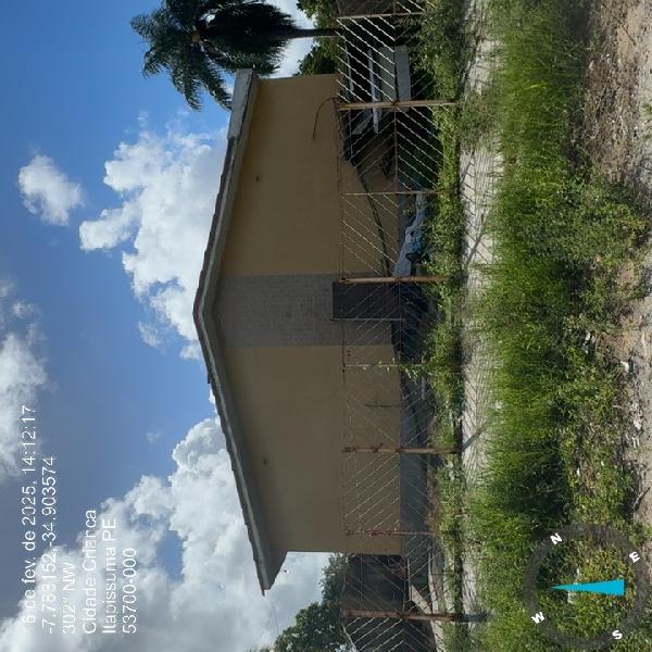 Casa em Itapissuma, Lt Cidade Industrial, Rua BrejÕEs, N. 293, Lt 20, Qd L, Pl A, PE. Área: 52.16m2