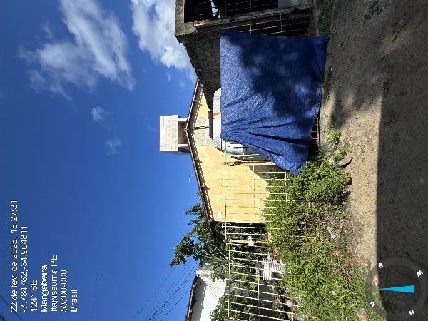 Casa em Itapissuma, Centro, Rua Belmonte, N. Sn, Cs 01, Qd J, Lt 08, Pl A, PE. Área: 49.17m2