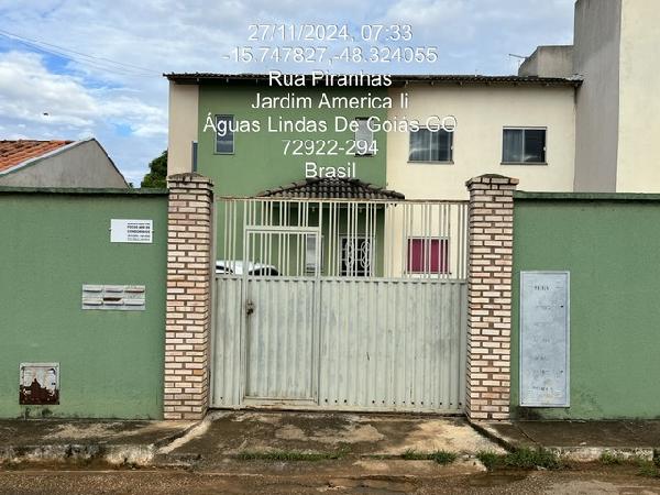 Apartamento em Águas Lindas de Goiás, Jardim America Ii, Rua Piranhas, N. Sn, Apto 101, Terreo Lt 25 Qd 28, GO. Área: 51.8m2